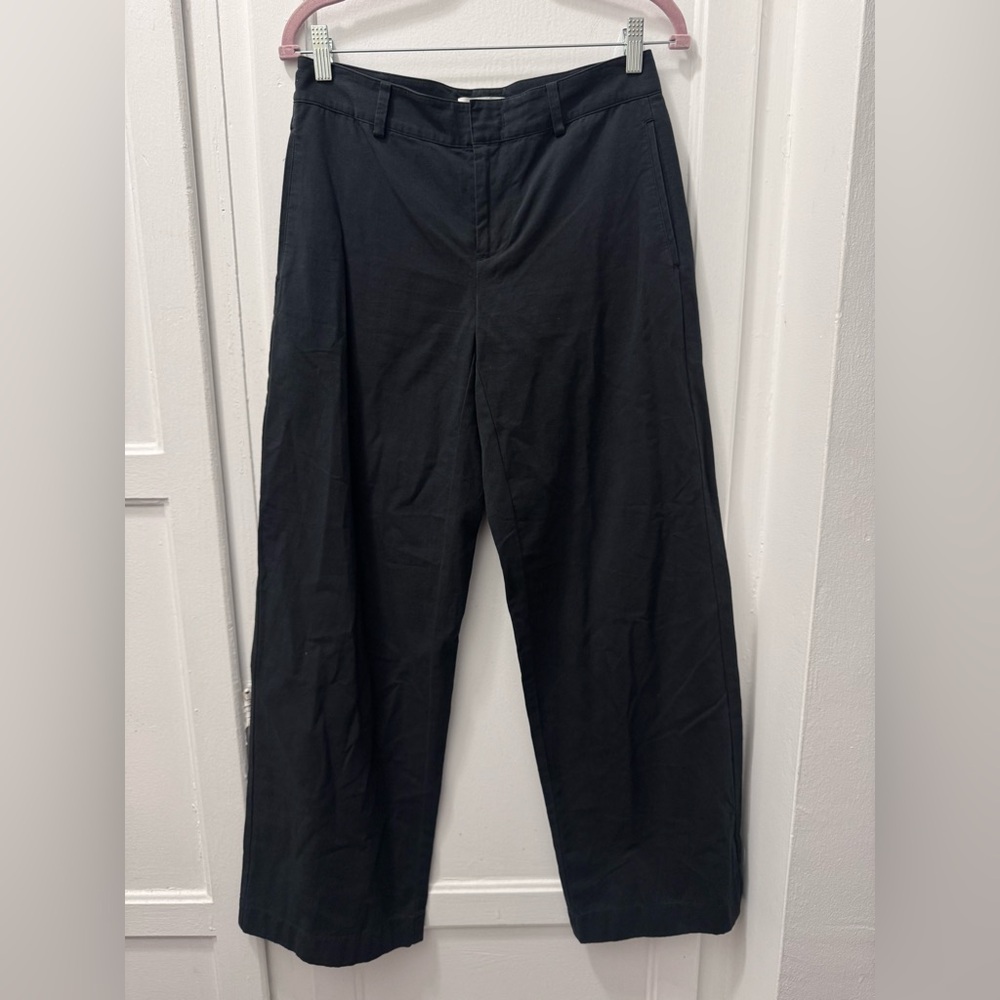 Vince Twill Wide-Leg Pant